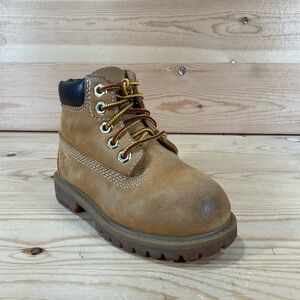 Timberland Premium Work Boot 
12809M
Leather
Waterproof
Toddler Size 7
Wheat Tan